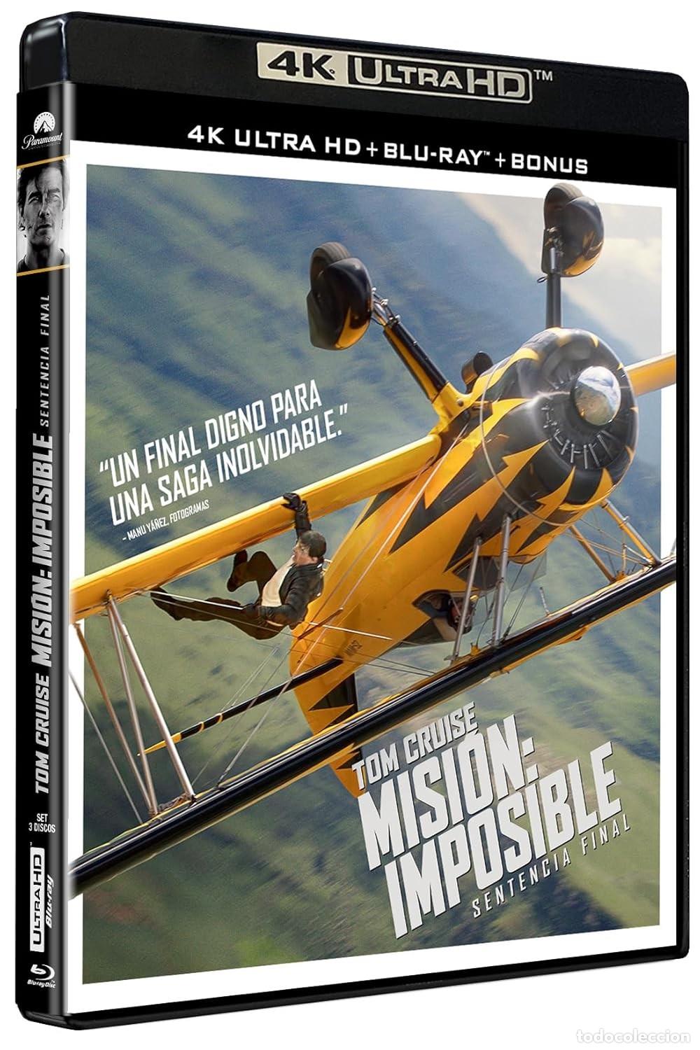 Cine: Misi&oacute;n Imposible 8: Sentencia Final (2 discos) [4K UHD, Blu-ray] (2025) Mission: Impossible - The Fi