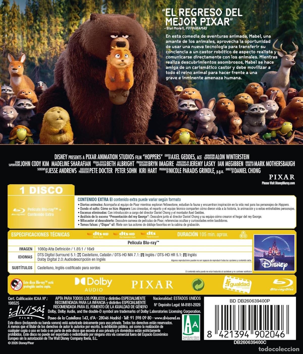 Cine: Hoppers [Blu-ray] (2026) - Foto 2