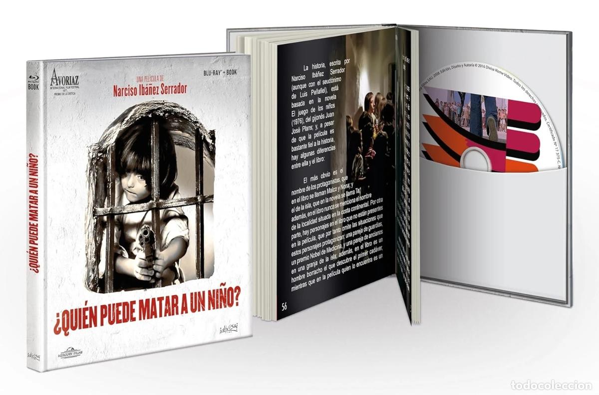 Cine: &iquest;Qui&eacute;n Puede Matar a Un Ni&ntilde;o - Ed. Libro (64 p&aacute;gs) [Blu-ray] (1976) Who Can Kill a Child