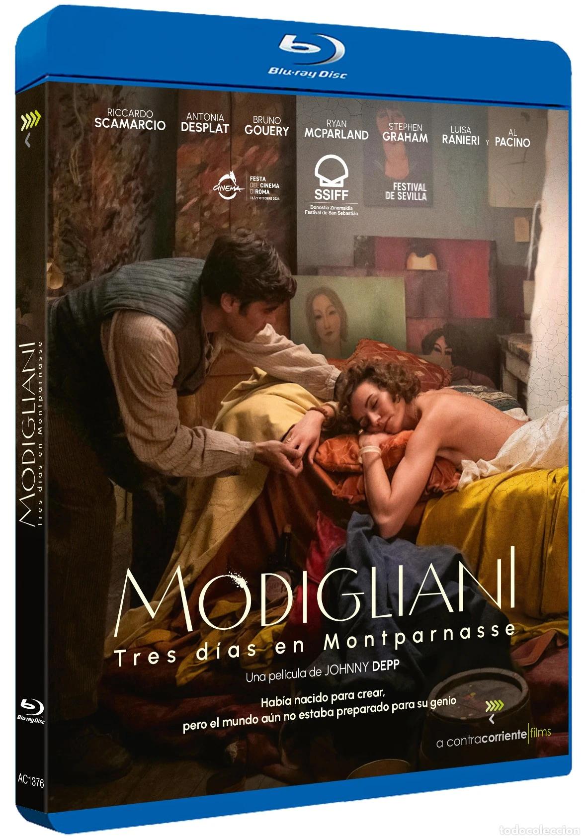 Cine: Modigliani, Tres D&iacute;as En Montparnasse [Blu Ray] (2024) Modi, Three Days on the Wing of Madness