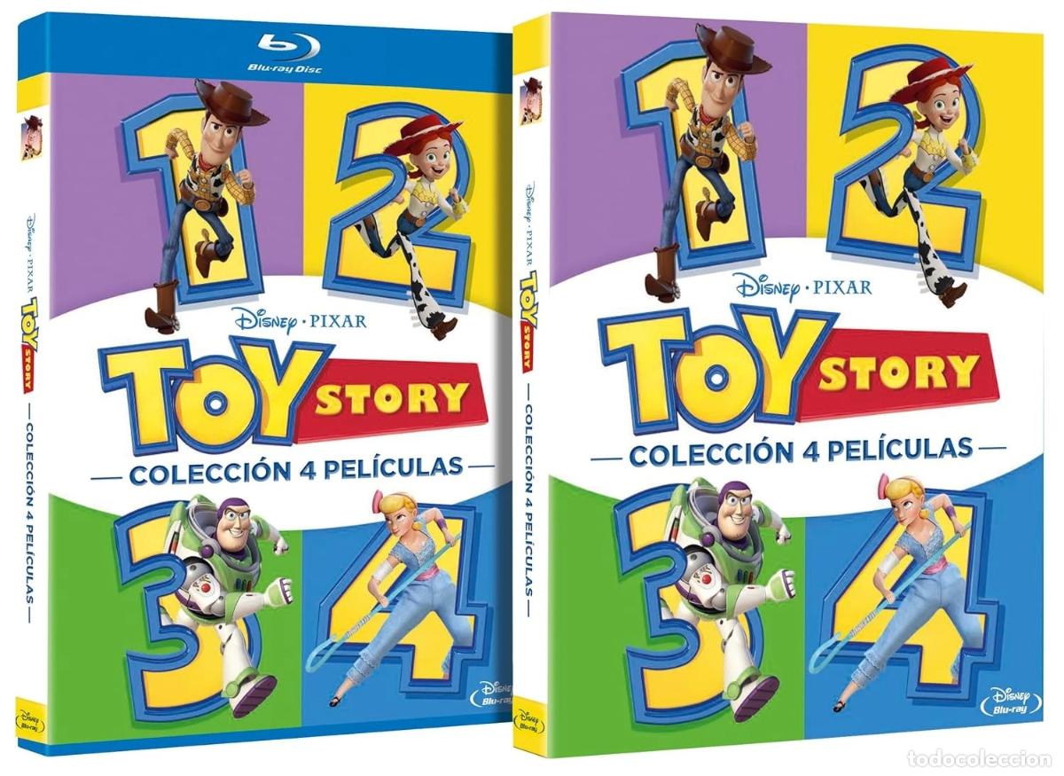 Cinema: Toy Story + Toy Story 2 + Toy Story 3 + Toy Story 4 [Blu-ray] (1995,1999,2010,2019)