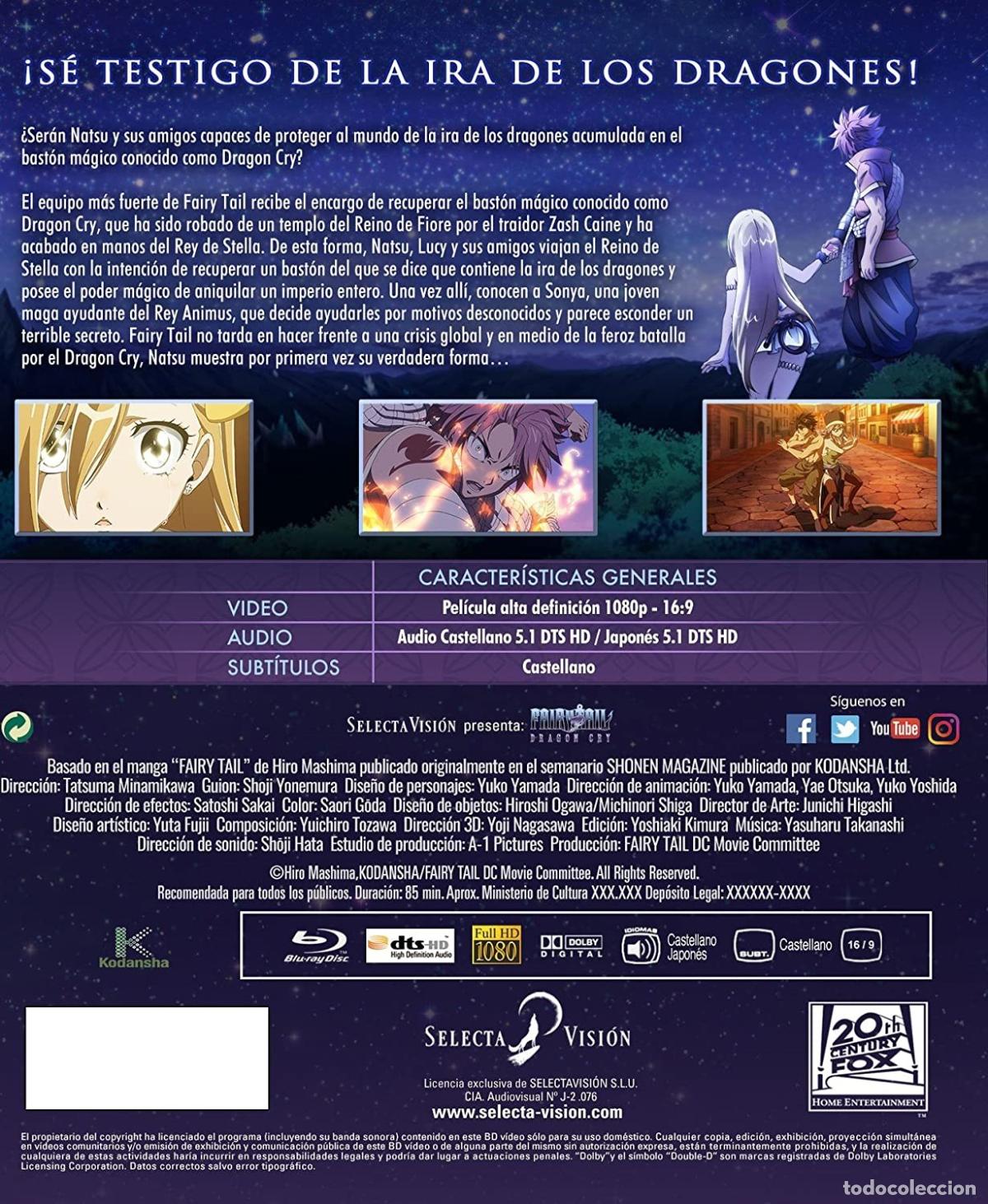 Cine: Fairy Tail Dragon Cry Blu-Ray - Foto 2