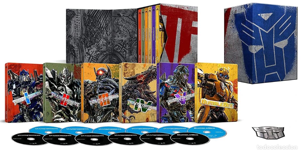 Cine: Transformers 6-Movie Collection (Steelbook) (4K UHD + Blu-ray): Transformers, La Venganza de los Cai