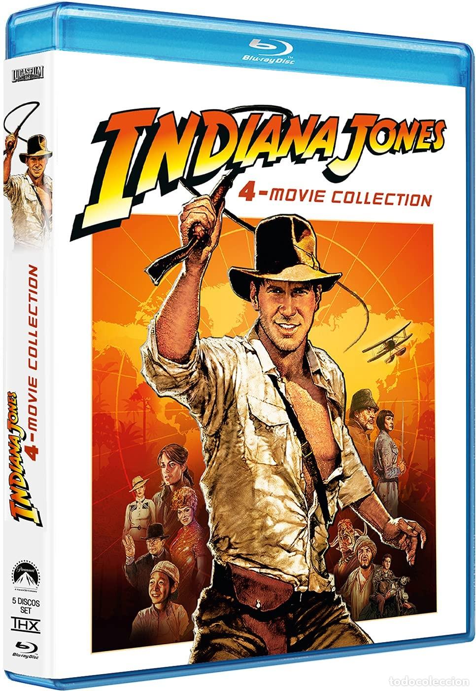 Kino: Indiana Jones - Pack 4-Coleccion 4 Peliculas + BD de Extras [Blu-ray]