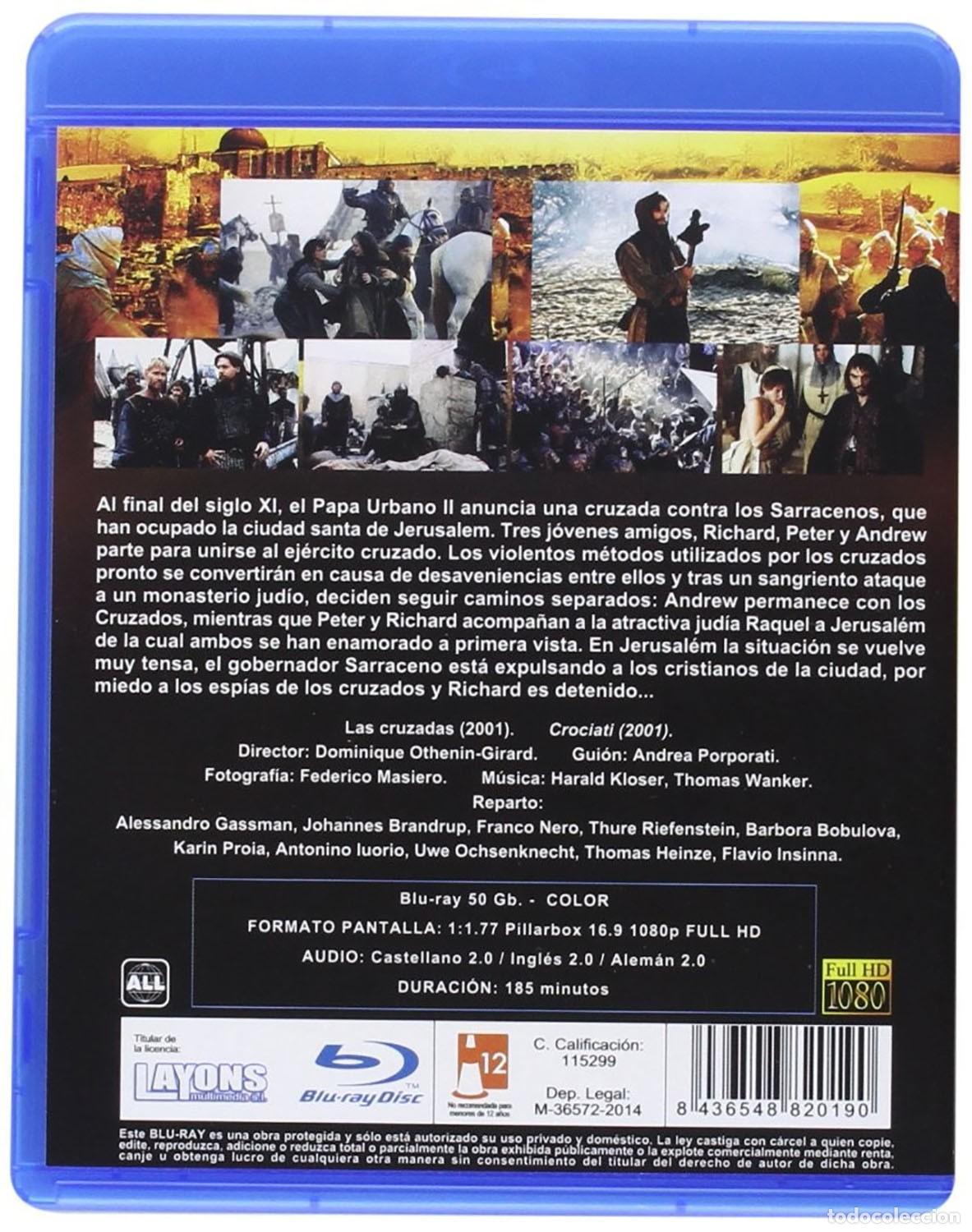 Cine: LAS CRUZADAS (BLU-RAY) - Foto 2
