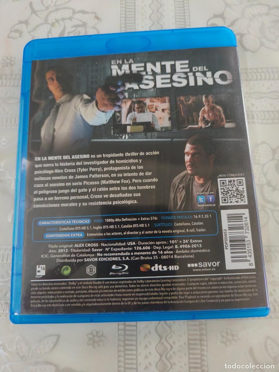 Cine: BLU RAY - EN LA MENTE DEL ASESINO - LEER CONDICIONES DE VENTA - Foto 2