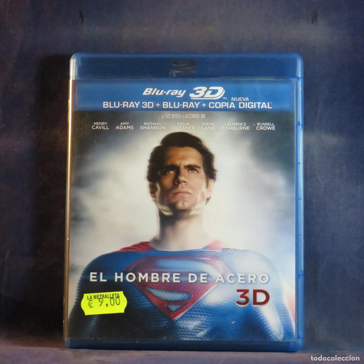 Cine: SUPERMAN, EL HOMBRE DE ACERO - BLU-RAY 3D + BLU-RAY + COPIA DIGITAL