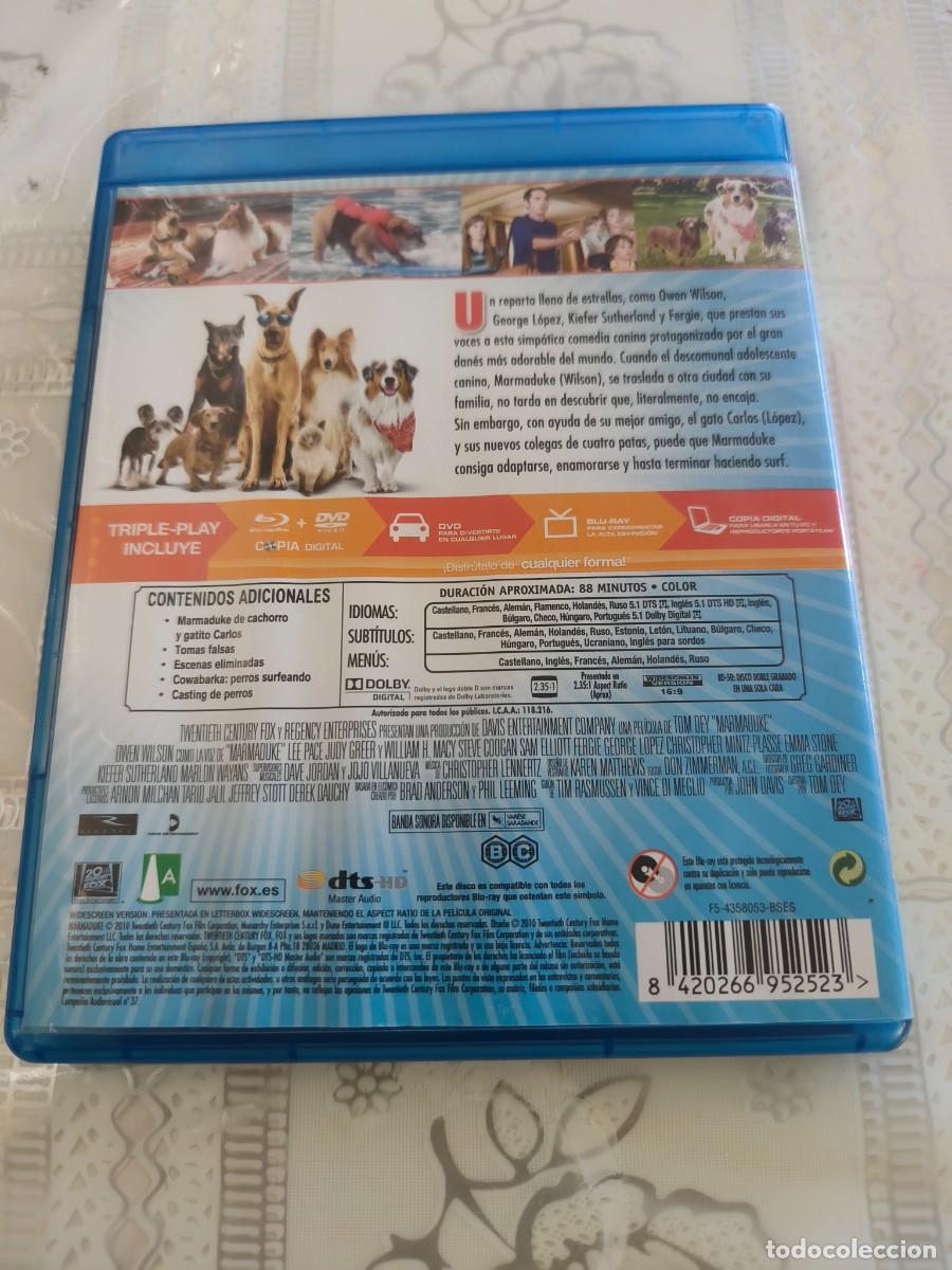 Cine: BLU RAY - MARMADUKE - LEER CONDICIONES DE VENTA - Foto 2