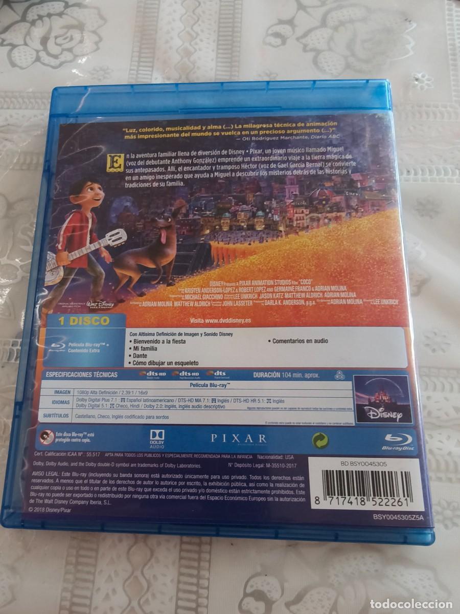 Cine: BLU RAY - COCO - LEER CONDICIONES DE VENTA - Foto 2