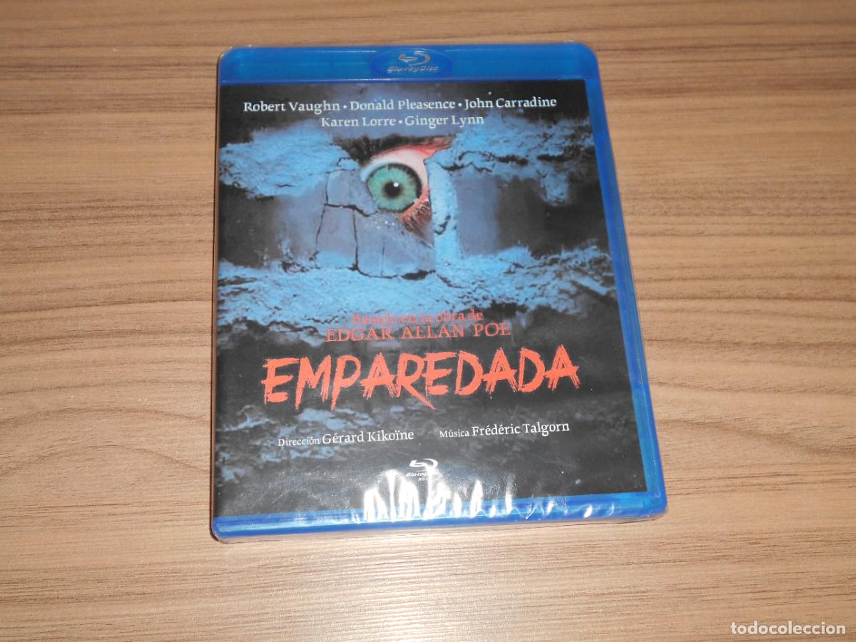 Cine: EMPAREDADA 1990 BLU-RAY DISC Robert Vaughn DONALD PLEASENCE John Carradine NUEVO PRECINTADO