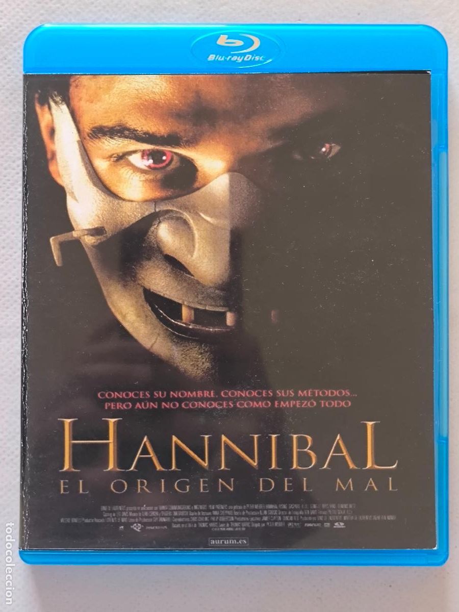 Kino: BLU-RAY HANNIBAL, EL ORIGEN DEL MAL - CARATULA FOTOCOPIADA (179)