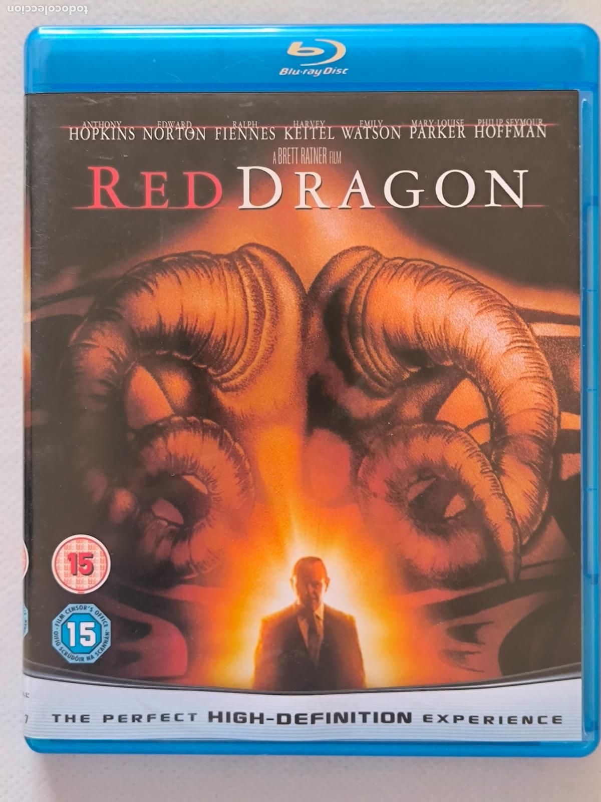 Cine: BLU-RAY EL DRAGON ROJO (RED DRAGON) - EDICION INGLESA CON AUDIO EN CASTELLANO (179)