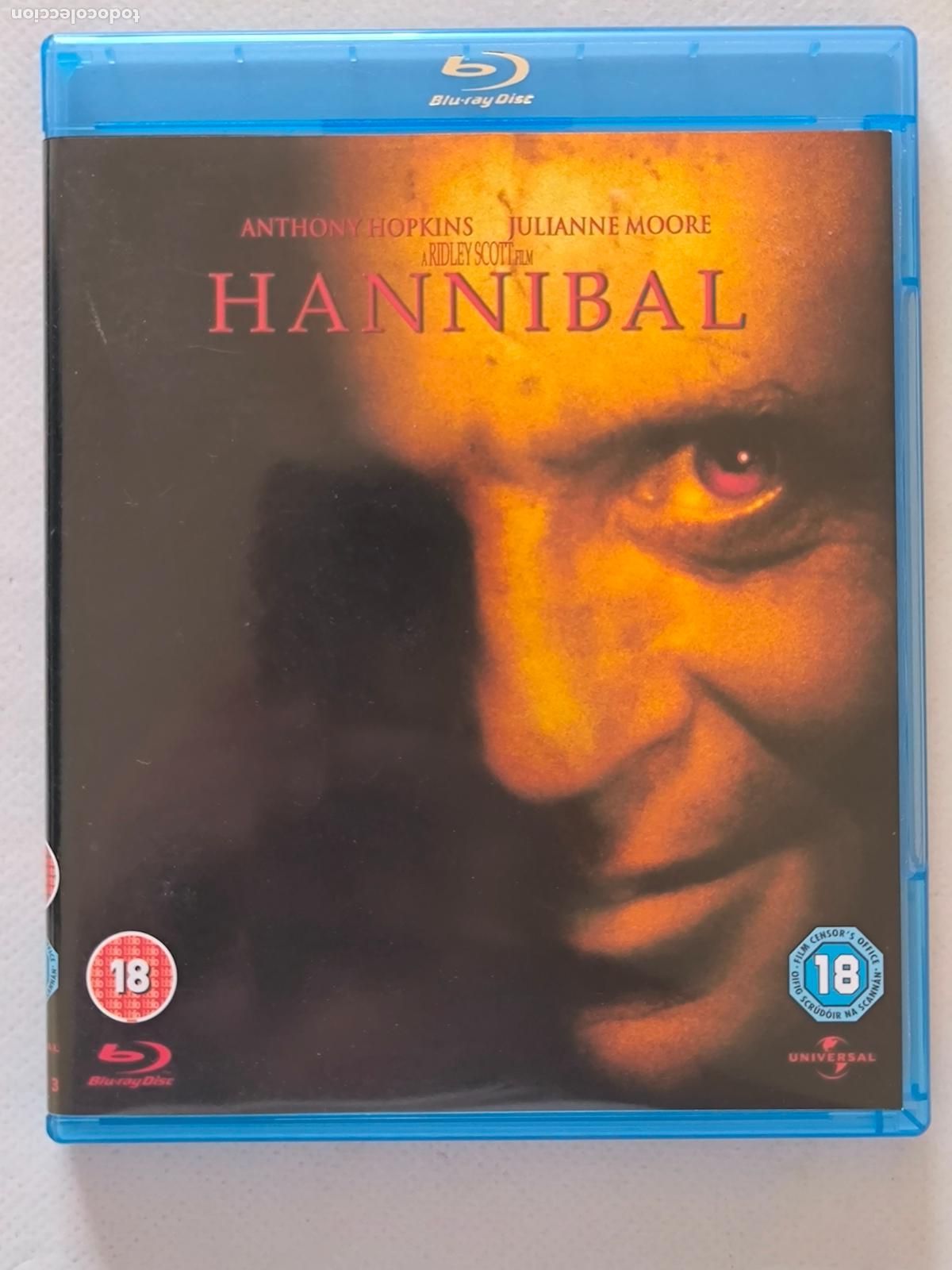 Cine: BLU-RAY HANNIBAL - ANTHONY HOPKINS - EDICION INGLESA CON AUDIO EN CASTELLANO (180)