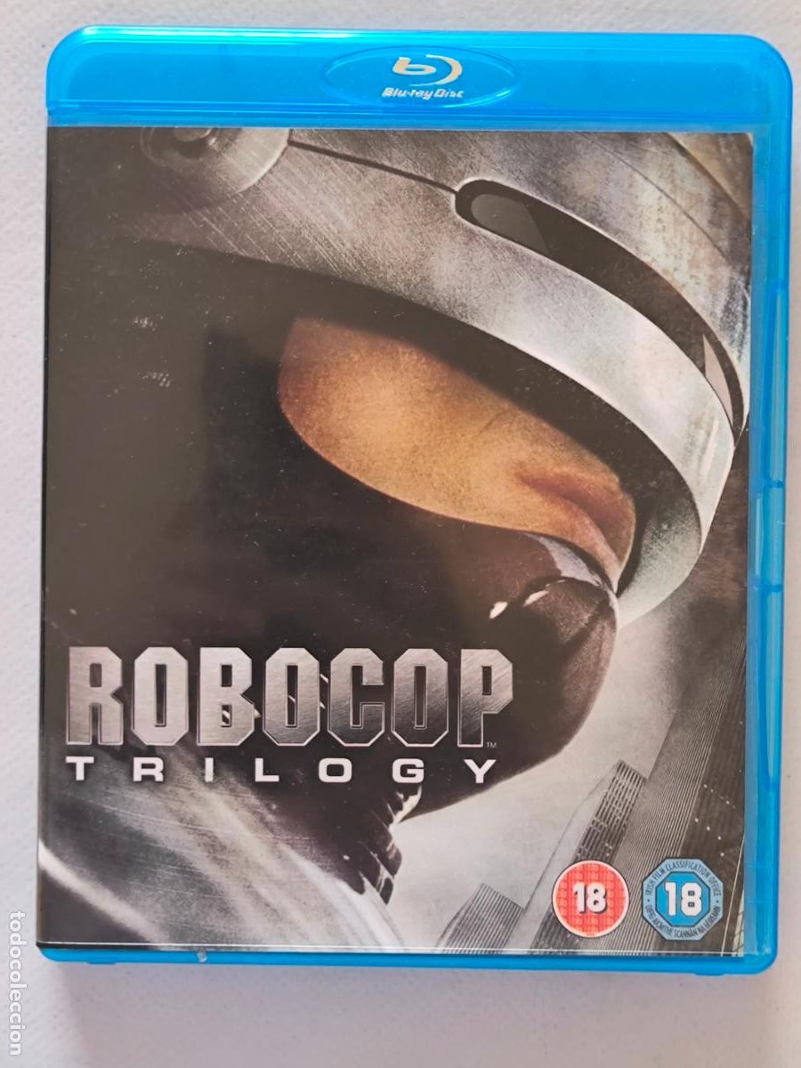 Cine: BLU-RAY ROBOCOP TRILOGY - TRILOGIA - 1, 2 Y 3 - EDICION INGLESA CON AUDIO EN CASTELLANO (182)
