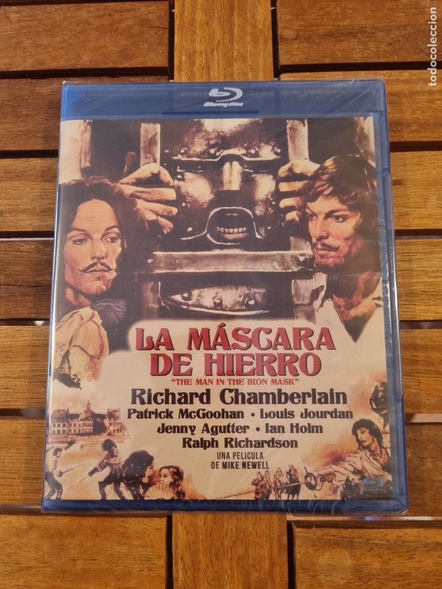 Cine: La m&aacute;scara de hierro - Blu-ray nuevo - The man in the iron mask - Richard Chamberlain