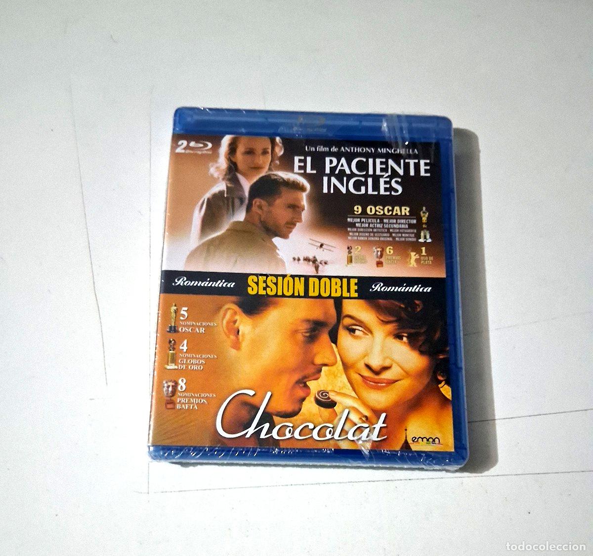Cinema: BLU-RAY &rdquo;EL PACIENTE INGLES / CHOCOLAT&rdquo; 2 DISCOS PRECINTADO SEALED JOHNNY DEEP A
