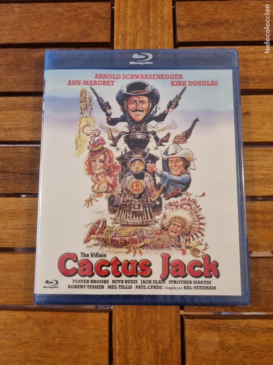 Cine: Cactus Jack - Blu-ray nuevo - The Villain - Arnold Schwarzenegger y Kirk Douglas