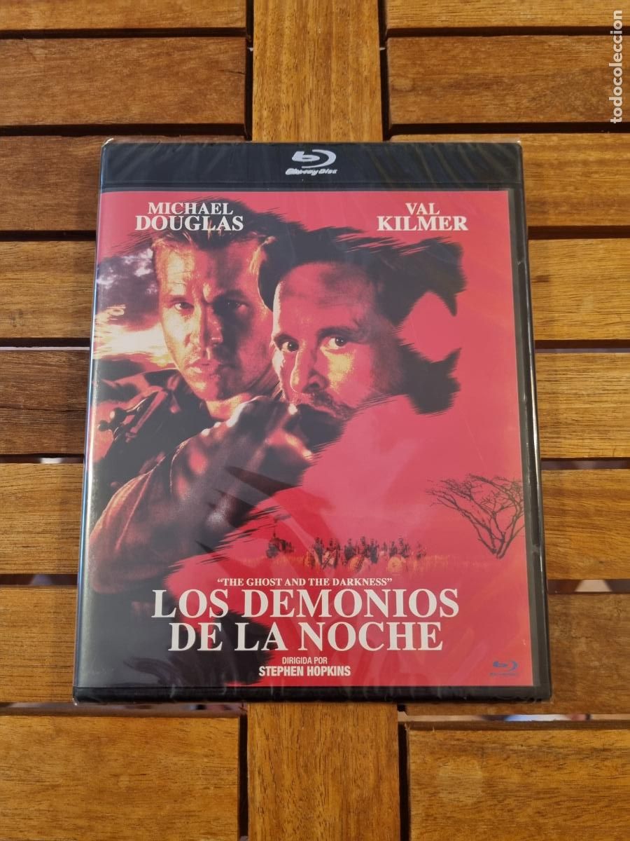 Cine: Los Demonios de la noche - Blu-ray nuevo - The ghost and the darkness - Michael Douglas y Val Kilmer