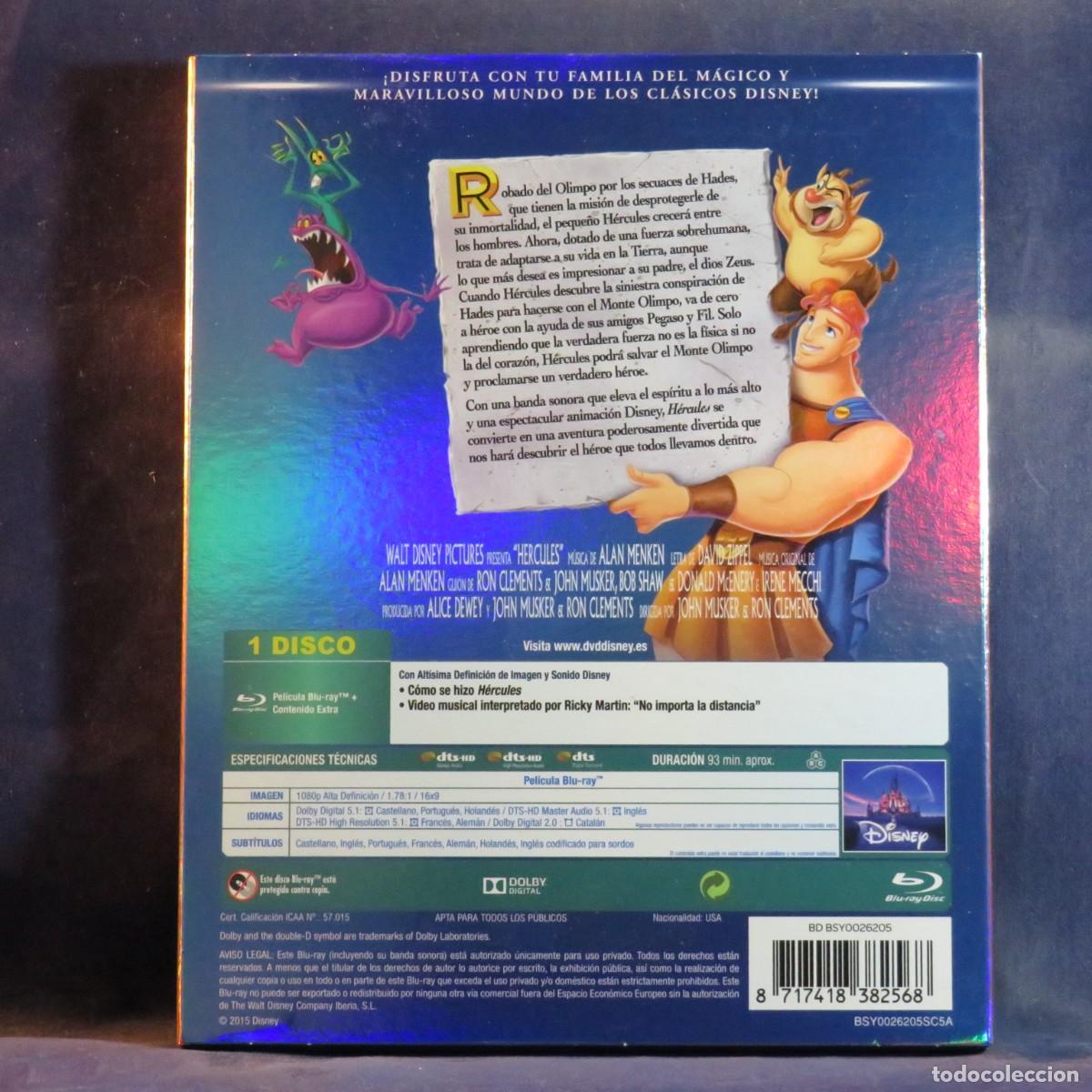 Cine: CL&Aacute;SICOS DISNEY: HERCULES - BLU-RAY - Foto 2