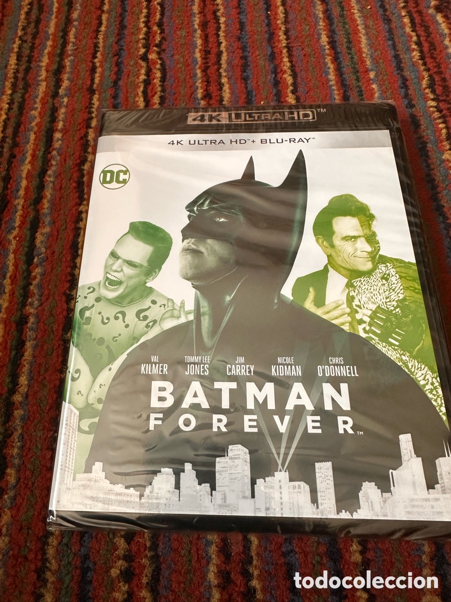 Cine: 4K ULTRA HD + BLU RAY - BATMAN FOREVER - VAL KILMER , JIM CARREY nuevo y precintado