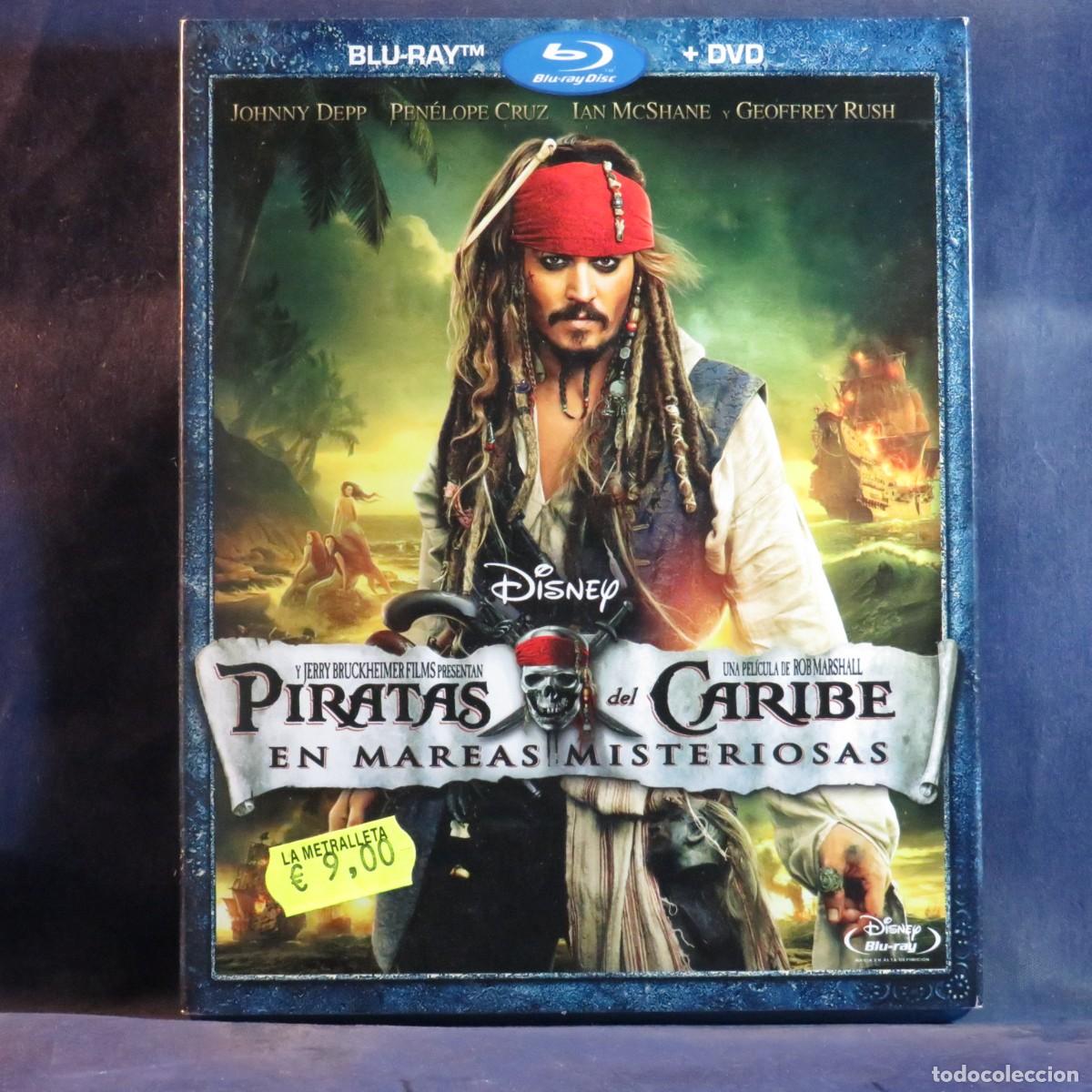 Cine: PIRATAS DEL CARIBE, EN MAREAS MISTERIOSAS - DVD + BLU-RAY