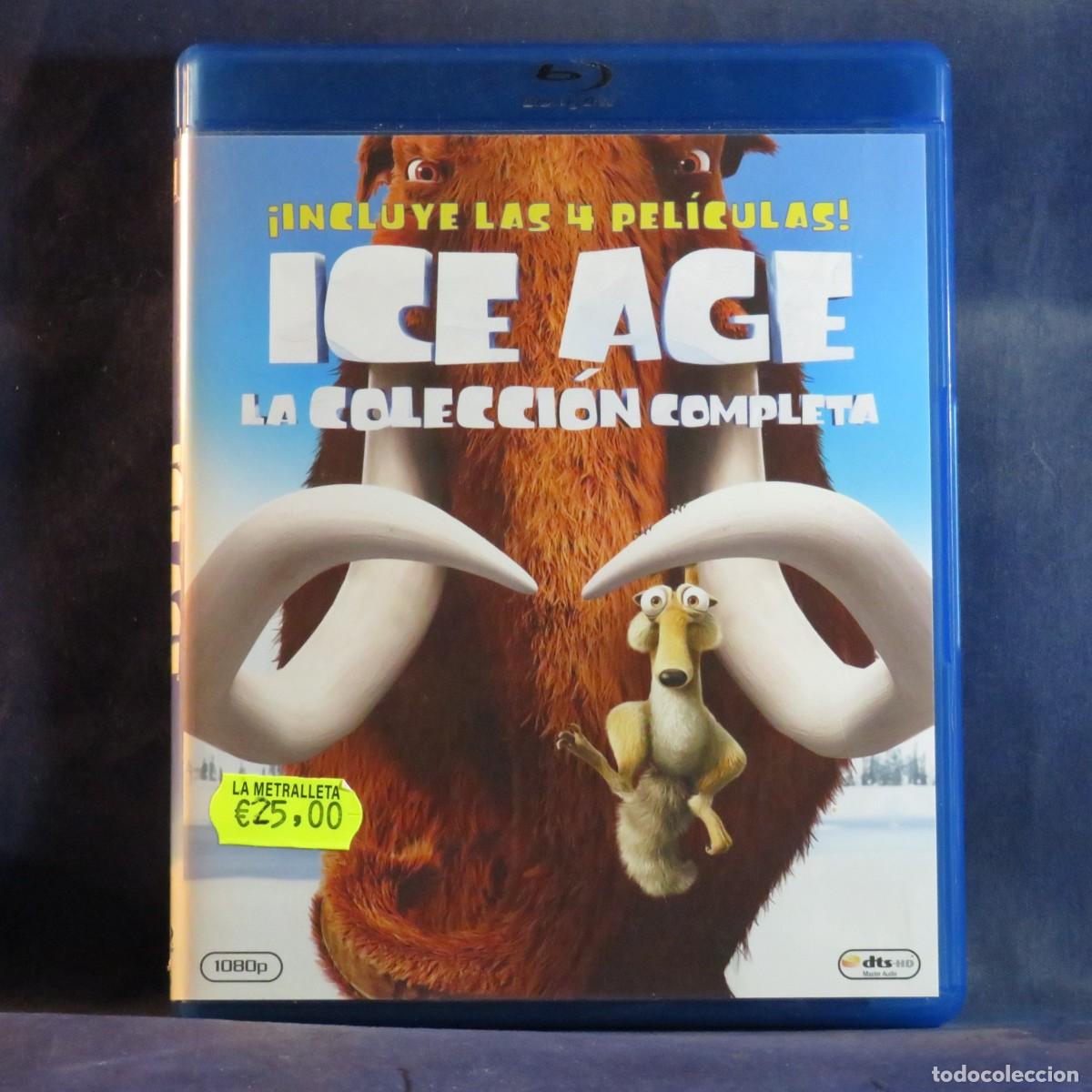 Cine: ICE AGE (LA COLECCI&Oacute;N COMPLETA) - 4 BLU-RAY