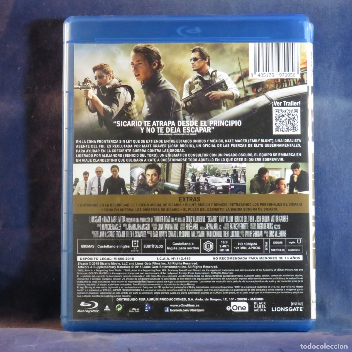 Cine: SICARIO - BLU-RAY -- - Foto 2