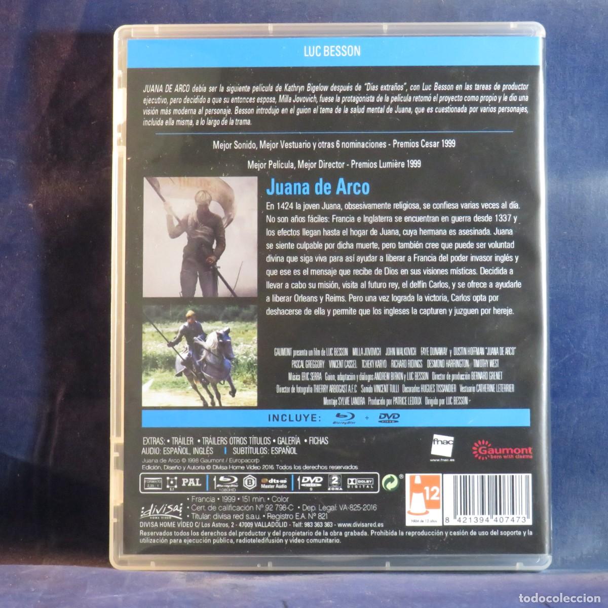 Cine: JUANA DE ARCO - BLU-RAY - Foto 2