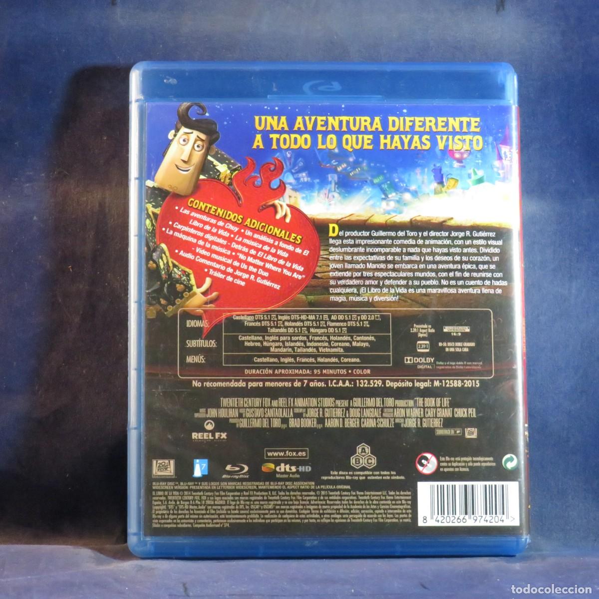 Cine: EL LIBRO DE LA VIDA - BLU-RAY - Foto 2