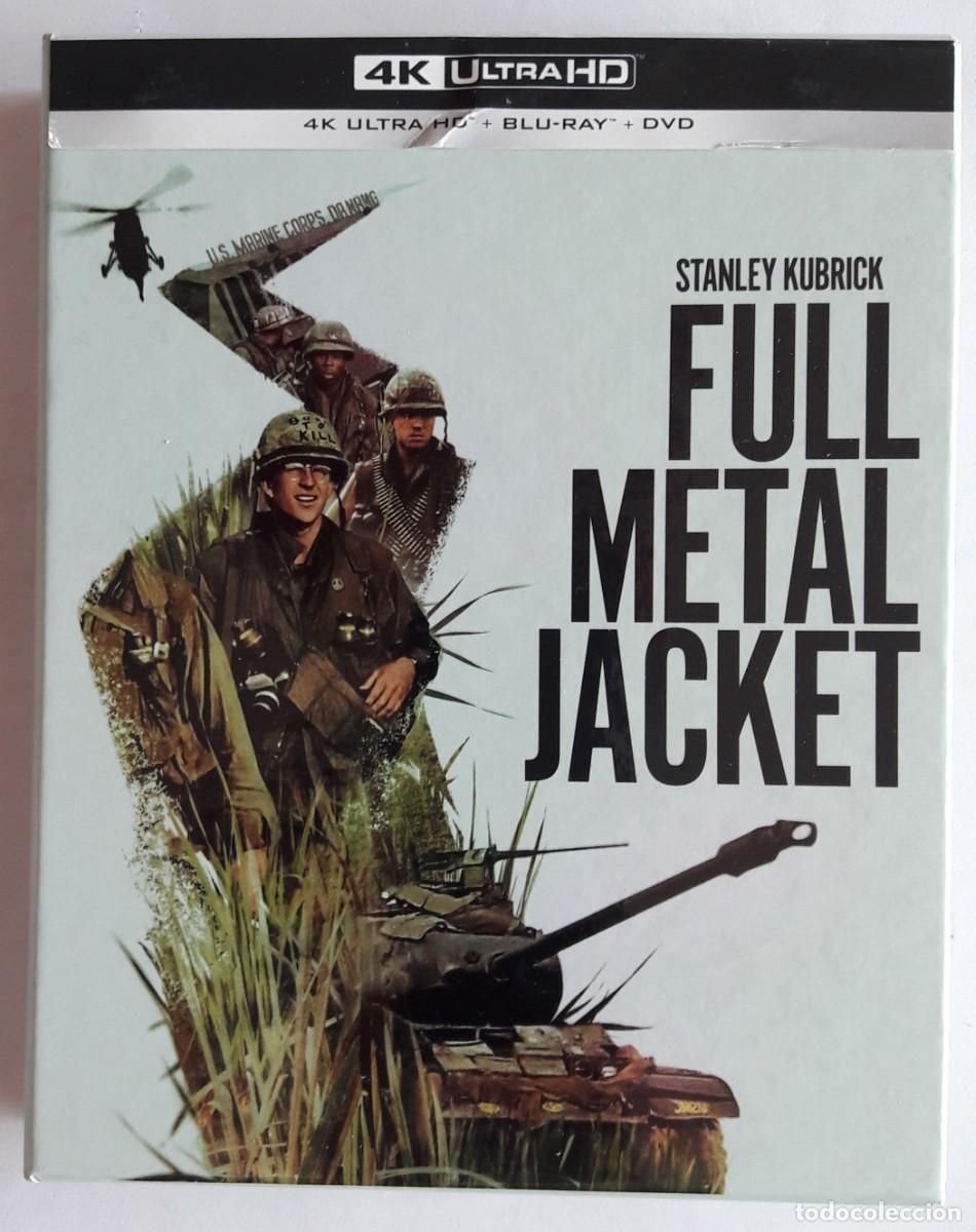 Cine: La chaqueta metalica 4K + BR+ DVD Edici&oacute;n coleccionista CON Castellano