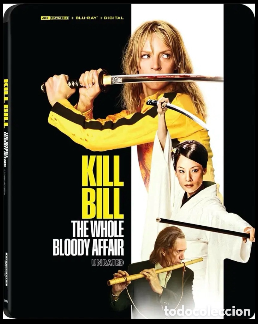 Cine: Kill bill: the whole bloody affair edicion metalica limitada 4K+ BL 2DISCOS