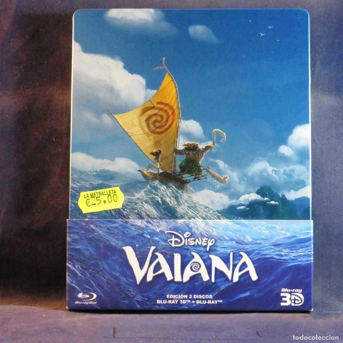 Cine: VAIANA - BLU-RAY 3D + BLU-RAY CAJA MET&Aacute;LICA
