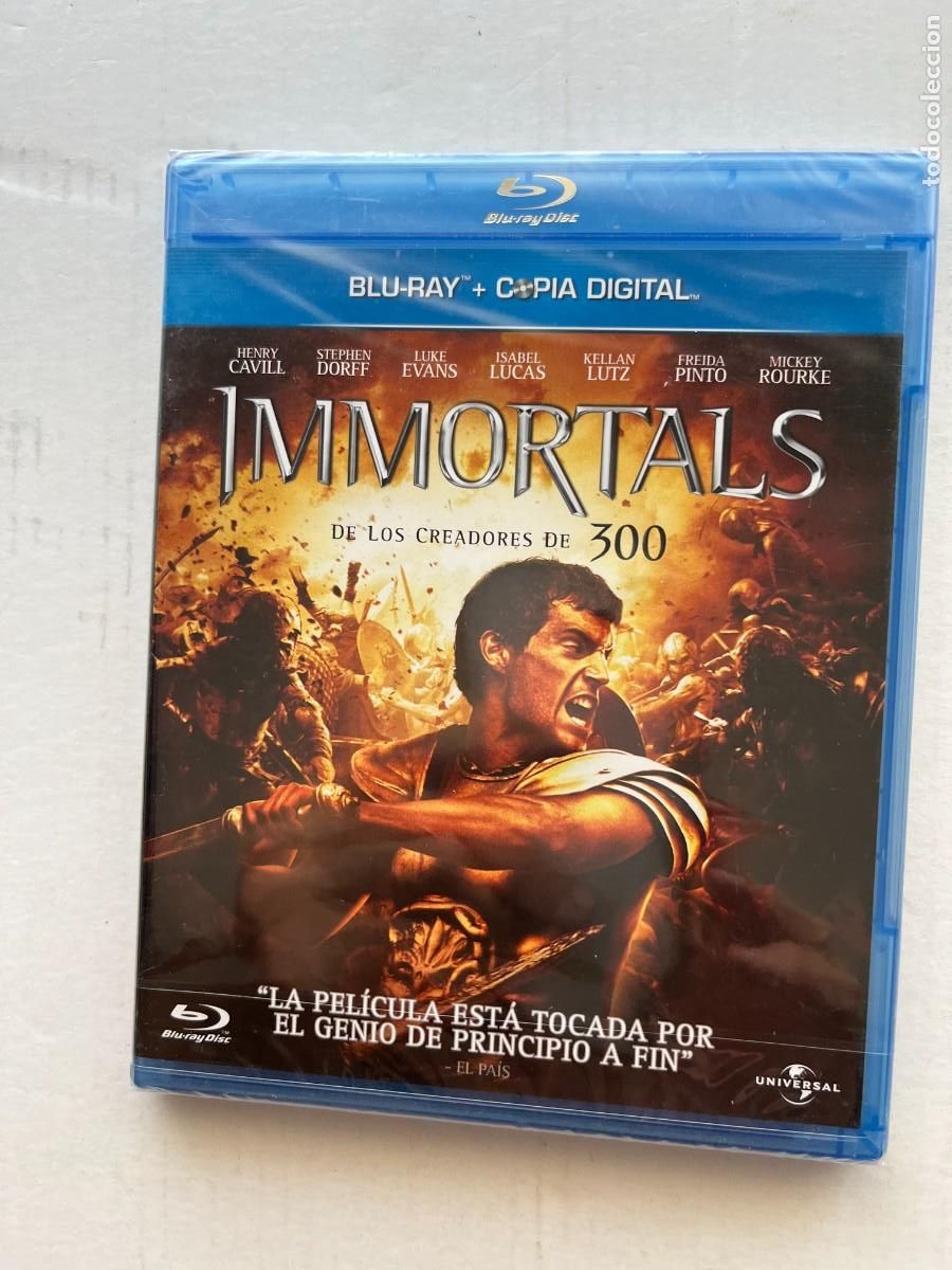 Cine: IMMORTALS- NUEVO - BLURAY BRAY KREATEN