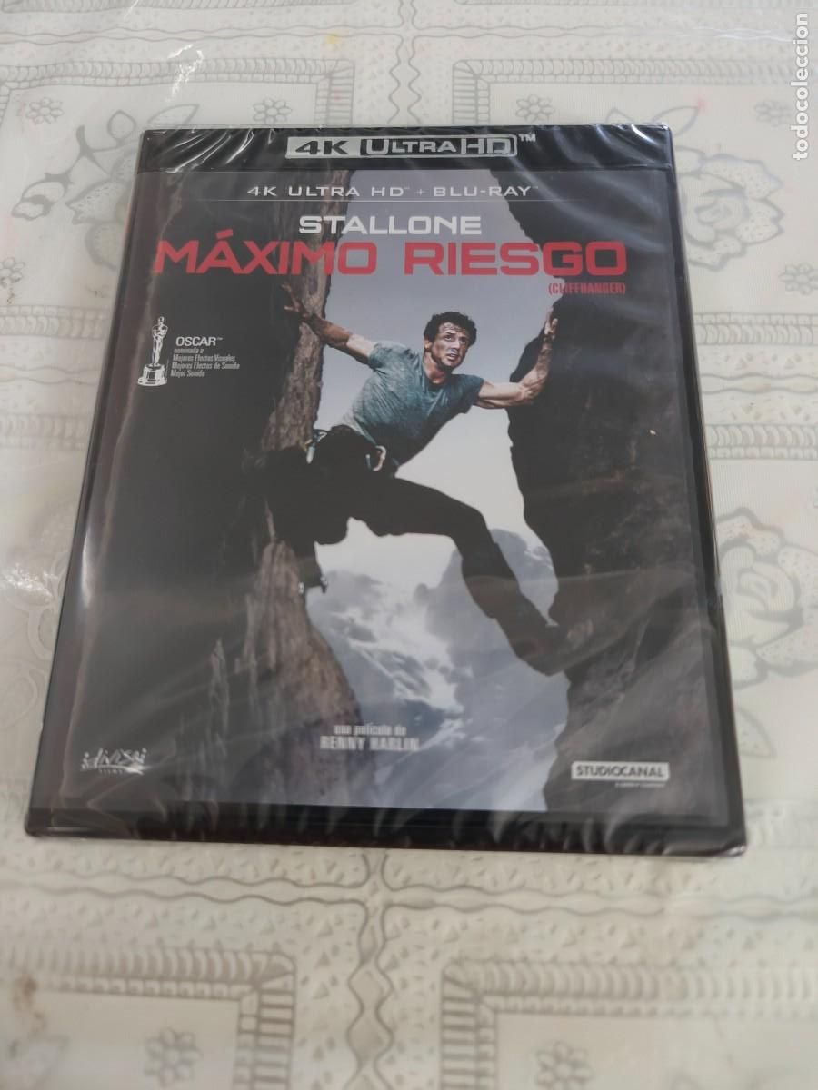 Cine: 4K ULTRA HD + BLU RAY - M&Aacute;XIMO RIESGO - SYLVESTER STALLONE - LEER CONDICIONES DE VENTA