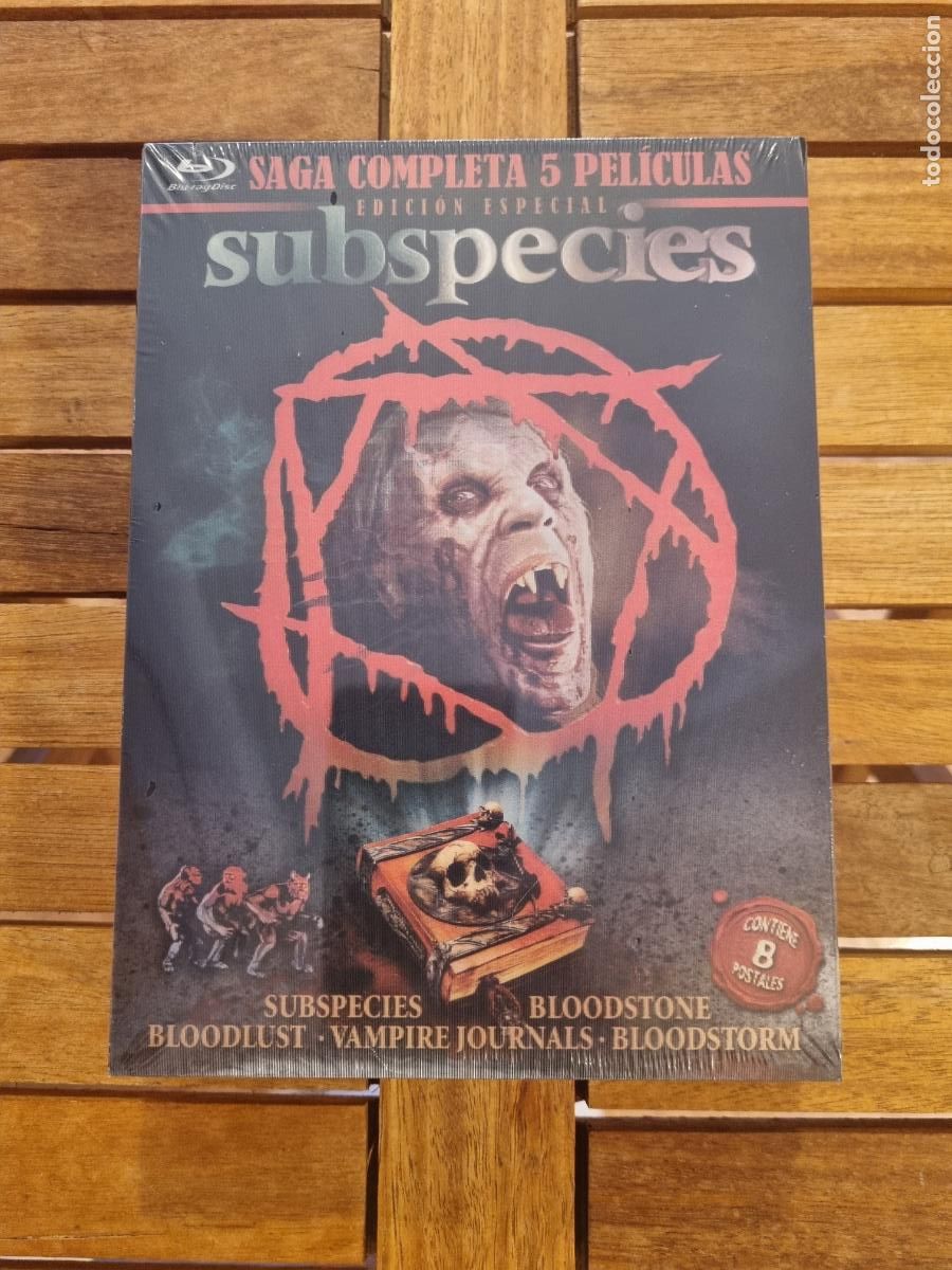 Cine: Subspecies - Saga completa 5 pel&iacute;culass - Blu-ray nuevo - Edici&oacute;n especial numerada con 8 postales