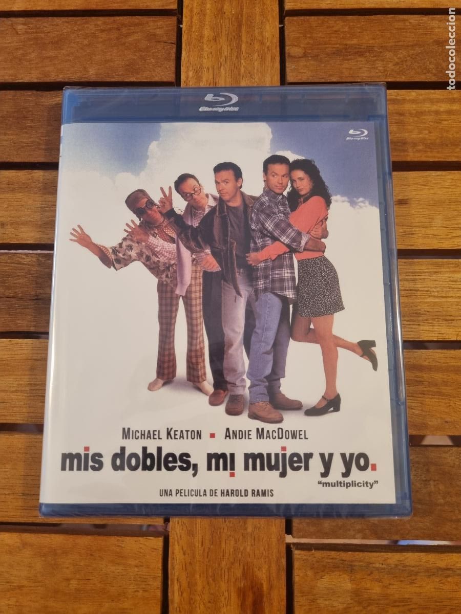 Cine: Mis dobles, mi mujer y yo - Blu-ray nuevo - Multiplicity - Michael Keaton y Andie MacDowel