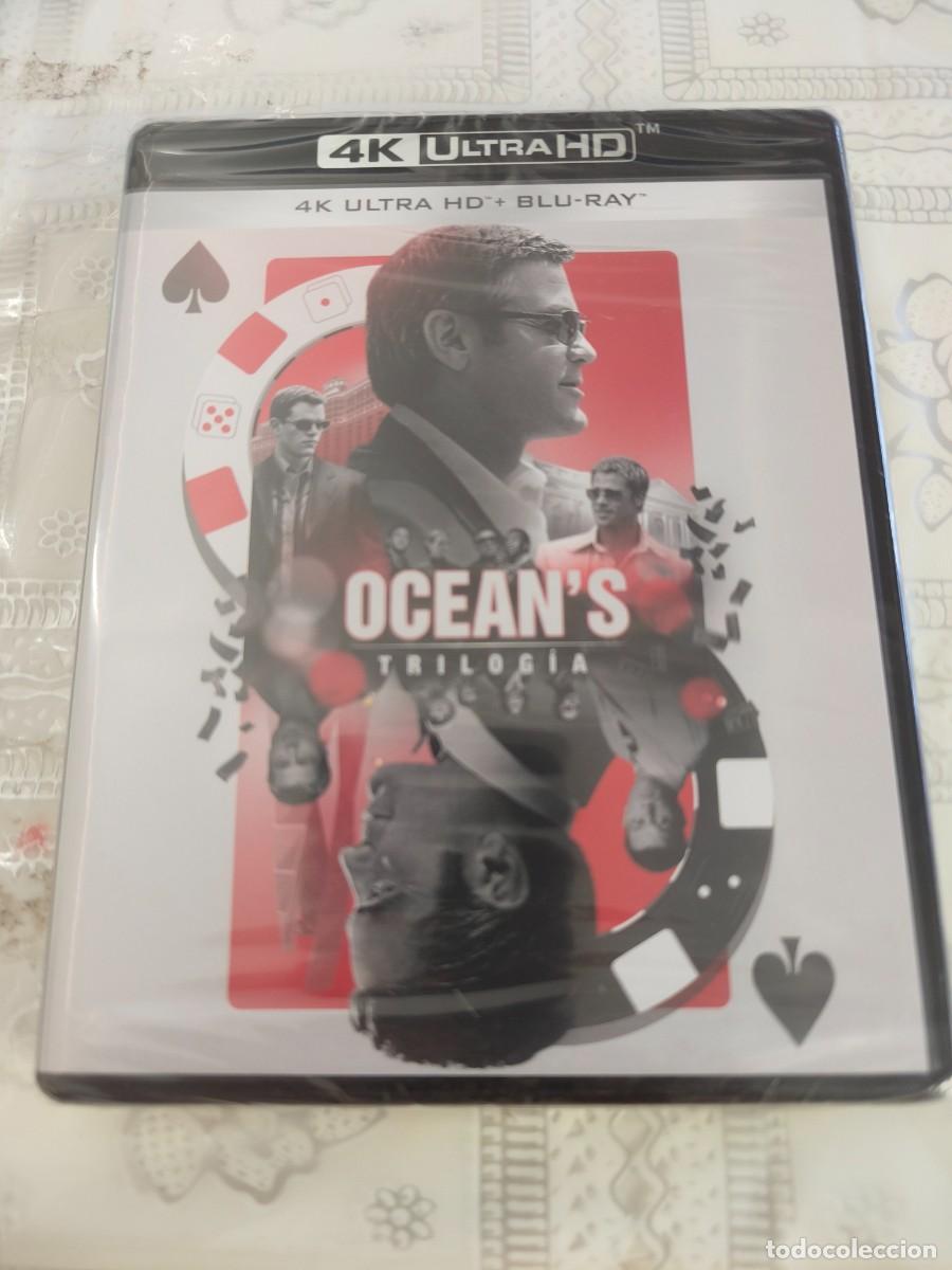 Cine: 4K ULTRA HD + BLU RAY - TRILOG&Iacute;A OCEAN'S - BRAD PITT , GEORGE CLOONEY - LEER CONDICIONES DE VENTA
