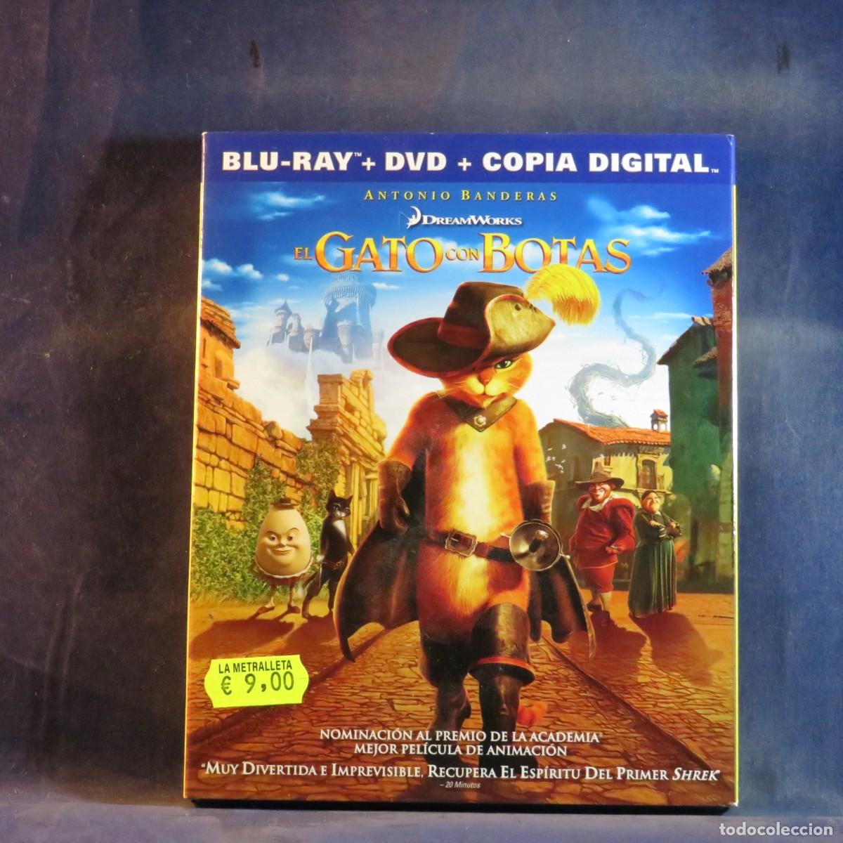 Cine: EL GATO CON BOTAS - BLU-RAY + DVD + COPIA DIGITAL