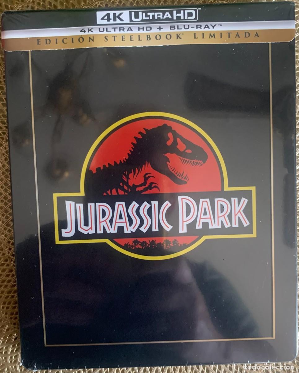 Cine: JURASSIC PARK - Parque Jur&aacute;sico (Steven Spielberg, 1993) - EDICION METALICA 4K UHD + BLU RAY