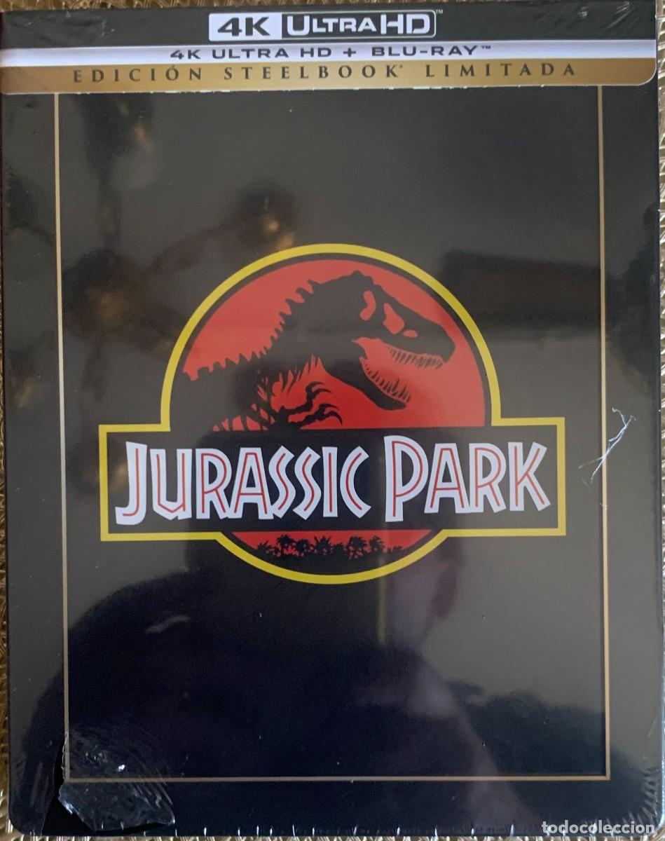 Cine: JURASSIC PARK - Parque Jur&aacute;sico (Steven Spielberg, 1993) - EDICION METALICA 4K UHD + BLU RAY