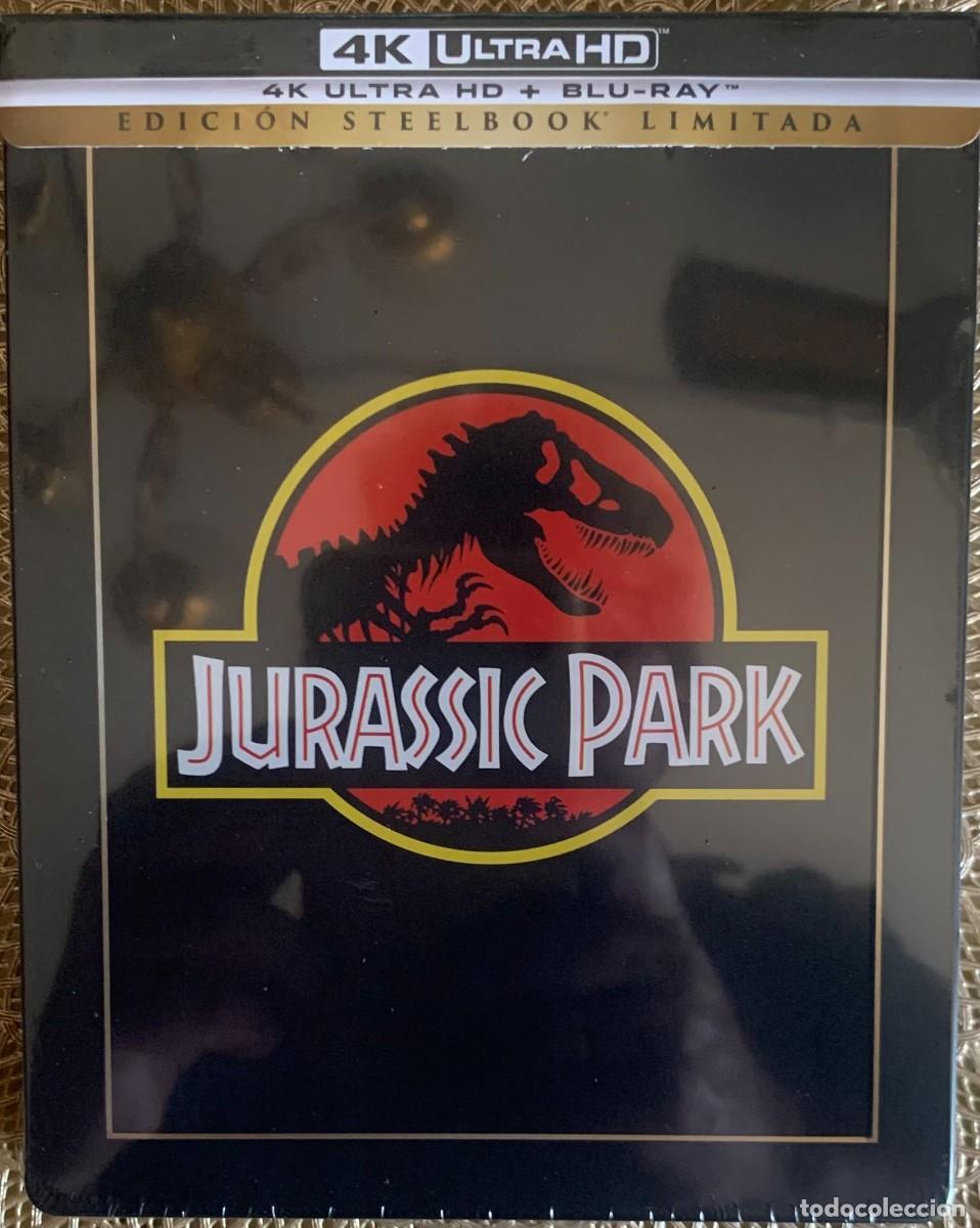 Cine: JURASSIC PARK - Parque Jur&aacute;sico (Steven Spielberg, 1993) - EDICION METALICA 4K UHD + BLU RAY