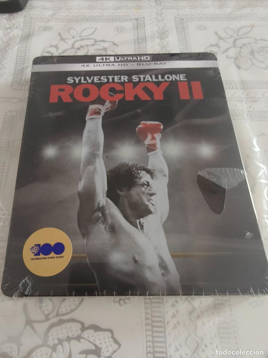 Cine: 4K ULTRA HD + BLU RAY - STEELBOOK - ROCKY II - SYLVESTER STALLONE - LEER CONDICIONES DE VENTA