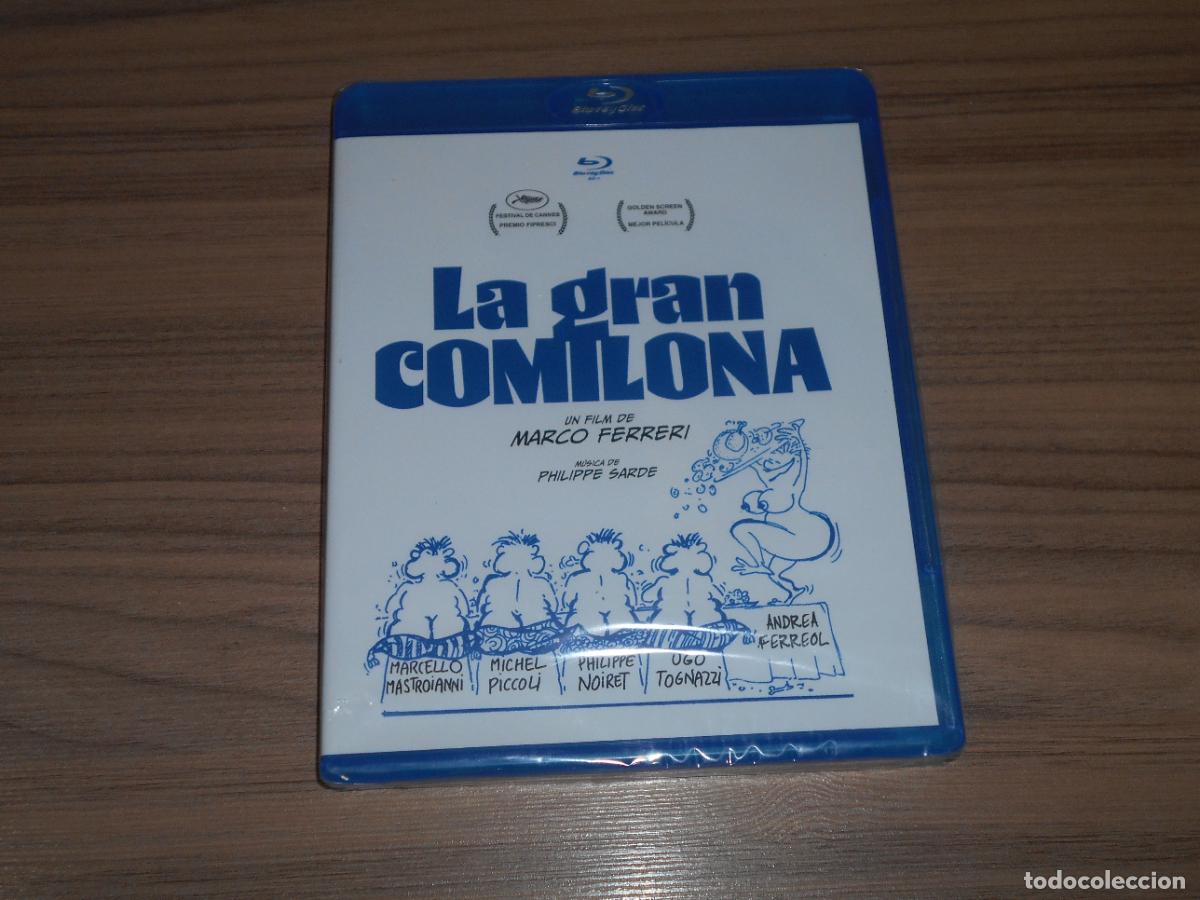 Cine: LA GRAN COMILONA BLU-RAY DISC Marcello Mastroianni PHILIPPE NOIRET Ugo Tognazzi NUEVO PRECINTADO