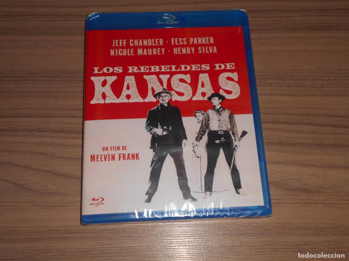 Cine: LOS REBELDES DE KANSAS BLU-RAY DISC Jeff Chandler NUEVO PRECINTADO