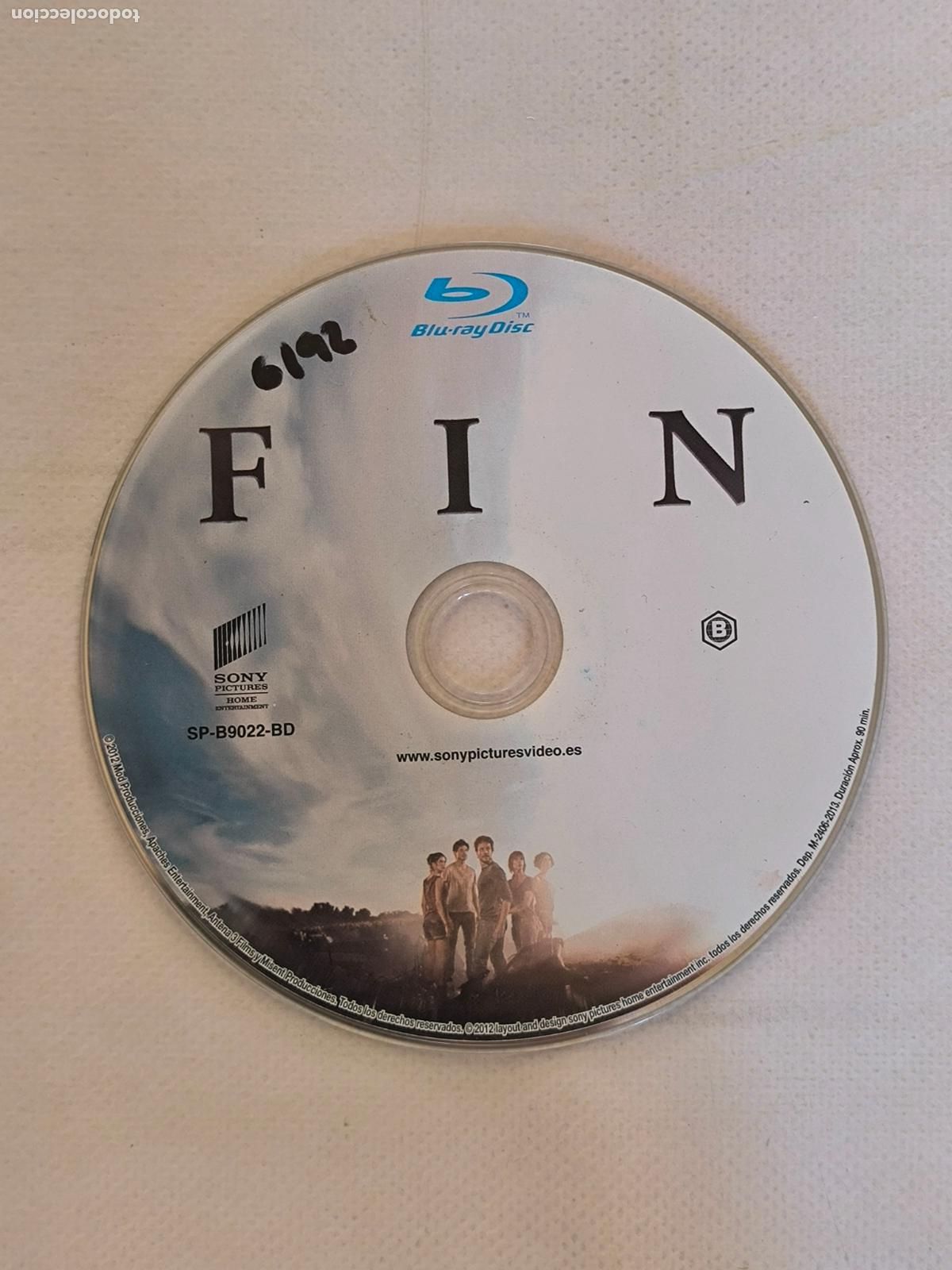 Cine: BLU-RAY FIN - SOLO DISCO - SIN CAJA NI CARATULA - LEER DESCRIPCION (018B)