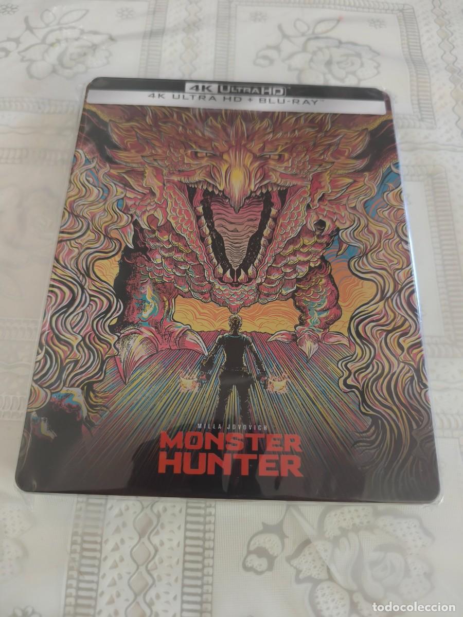 Cine: 4K ULTRA HD + BLU RAY - STEELBOOK - MONSTER HUNTER - MILLA JOVOVICH - LEER CONDICIONES VENTA