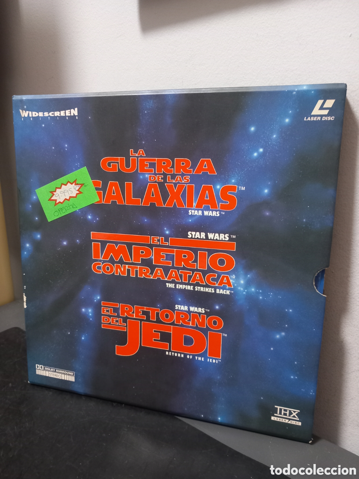 Cine: STAR WARS LA GUERRA DE LAS GALAXIAS EL RETORNO DEL JEDI LASER DISC ORIGINAL