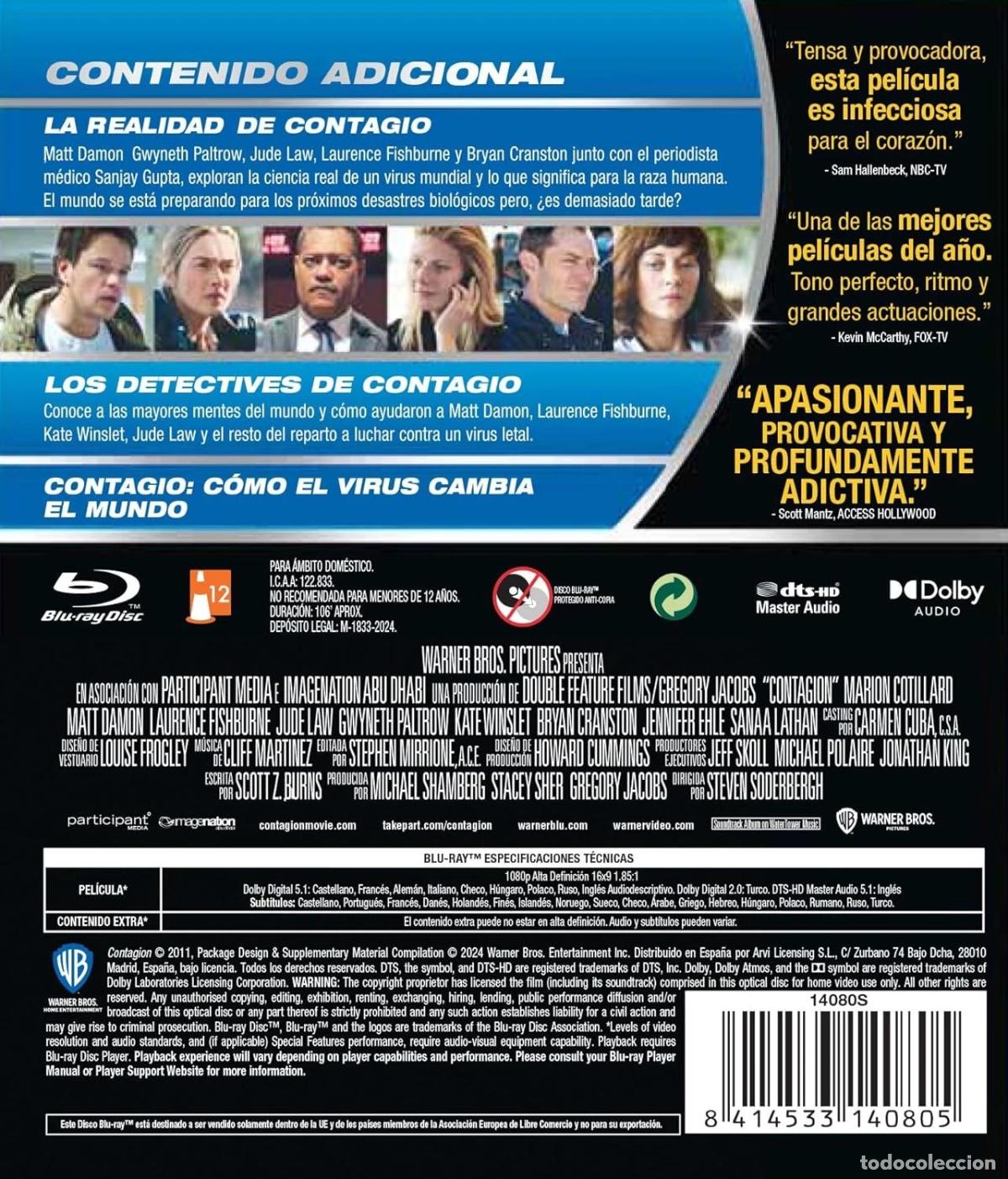 Cine: Contagio [Blu-ray] (2011) Contagion - Foto 2