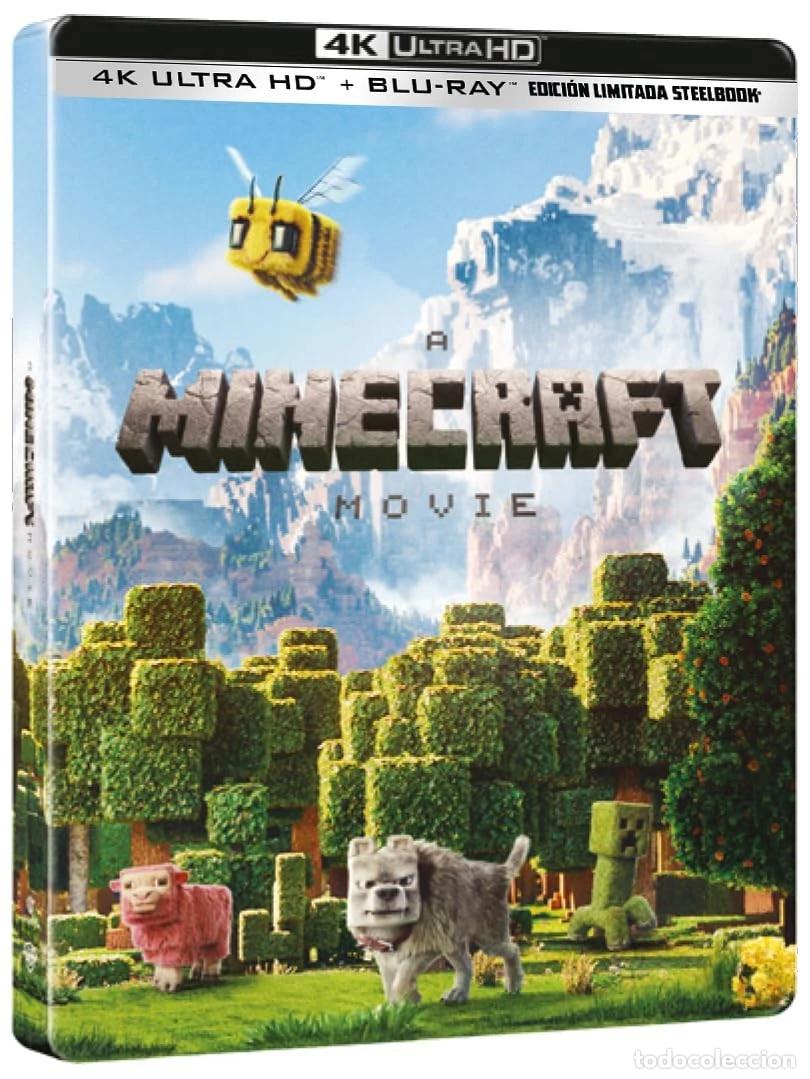 Cinema: Una Pel&iacute;cula De Minecraft (Edici&oacute;n especial Met&aacute;lica D&iacute;a) [4K UHD, Blu-ray] (2025) A Minecraft Movie