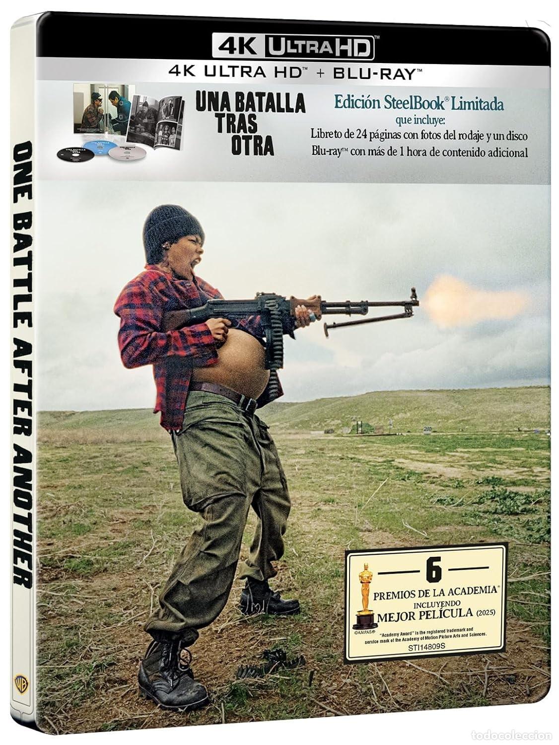 Cinema: Una Batalla tras Otra (Edici&oacute;n Met&aacute;lica, con Blu-ray bonus) [4K UHD, Blu-ray] (2025) One Battle Afte